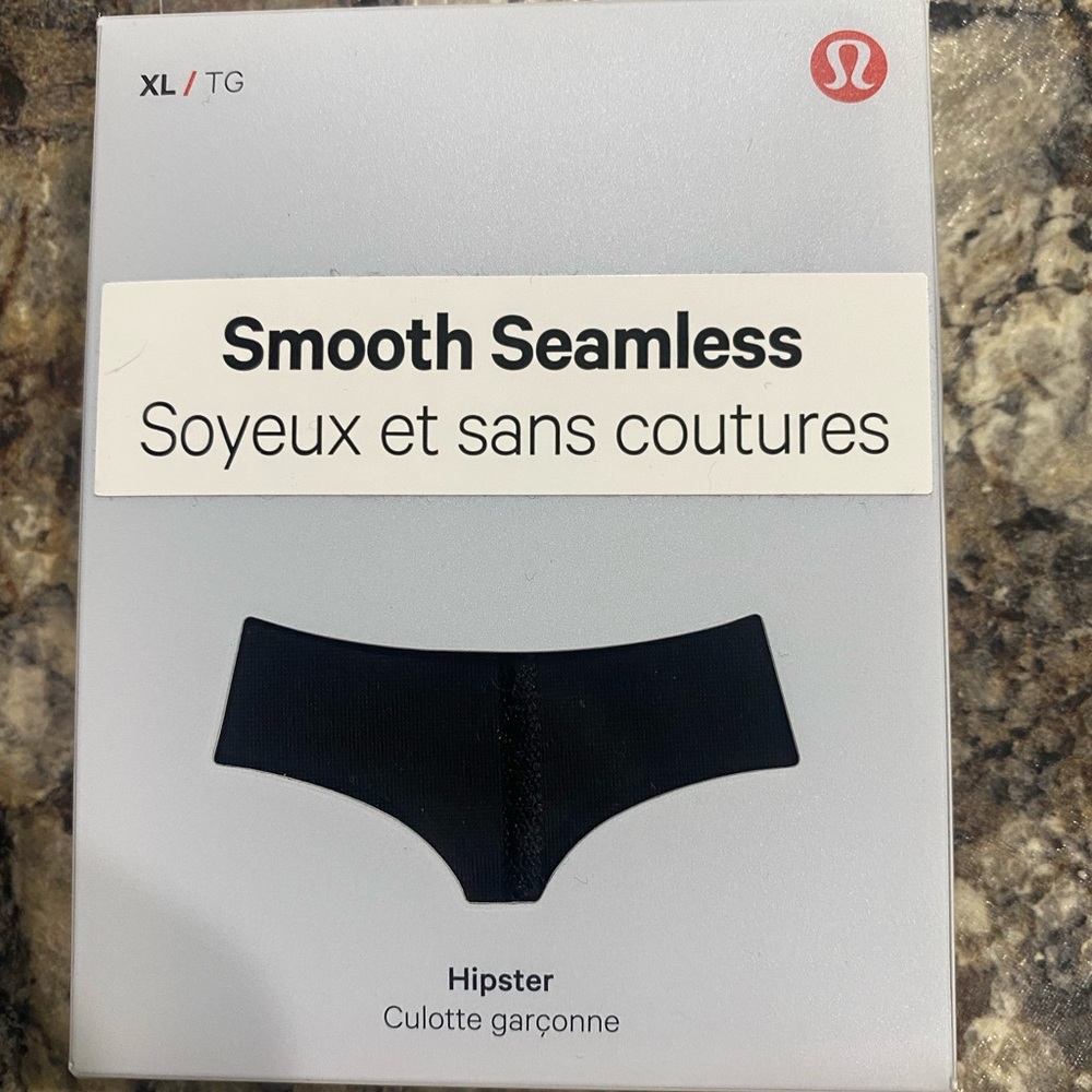 Lululemon hipster underwear. Never worn or taken out of package. Sz XL Black